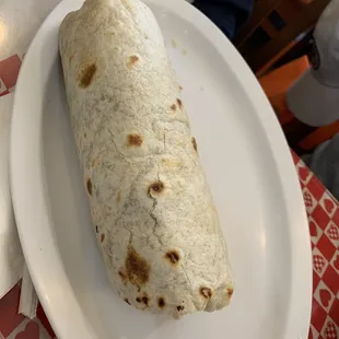 Carne asada super burrito