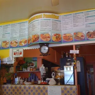 Wall Menu