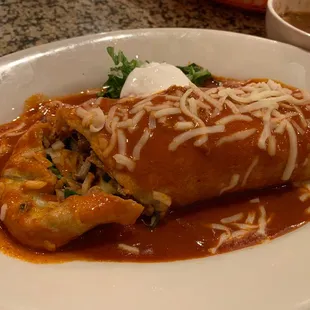 Wet burrito.