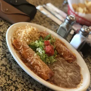 Suiza Chicken Enchiladas