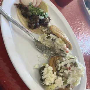 Taco de cabeza, Gordita y Sope