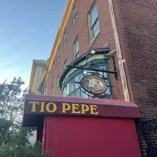 Outside of restaurant