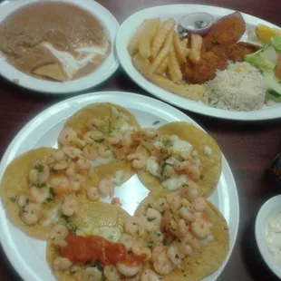 plates of food on a table
