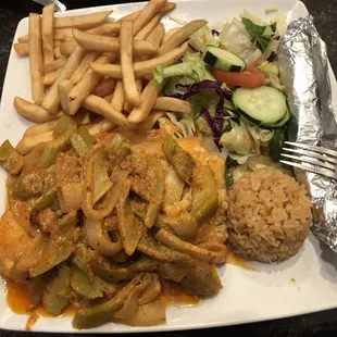 Sarandeado (fish filet in chipotle sauce)