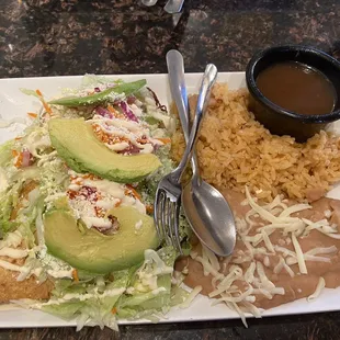 Tacos dorados (beef)