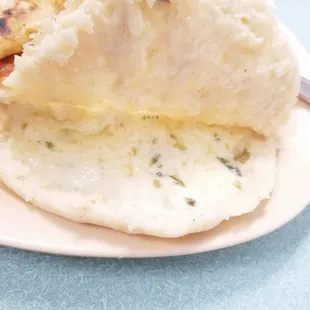 Cheese and Lorocco pupusa