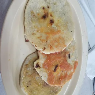 Cheesy pupusas!!!