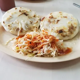 Best pupusas in compton chicharon con queso de arroz the best
