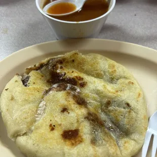 Pupusa de Bean and cheese