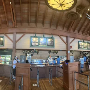 Ordering and pick up area