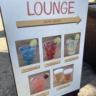 Outdoor entrance sign