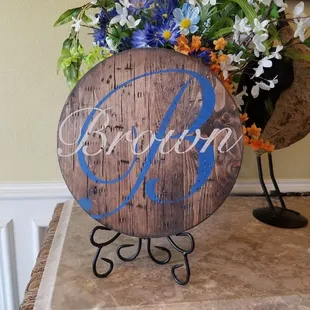 We have a variety of unique custom designs to accent your home or office or commemorate a special occasion!