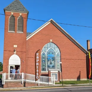 SO cool.  It's a refurbished Church.  Front view