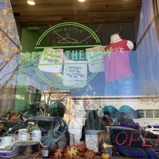 Front of store