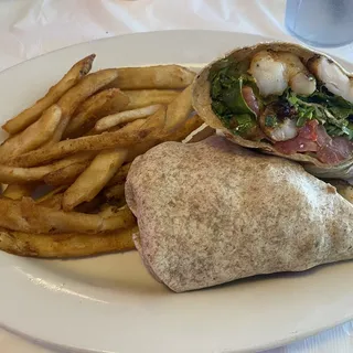 Cajun Grilled Shrimp Wrap