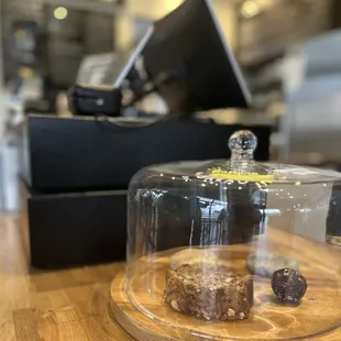 Loved this tray by the cash register so you can see what the desserts look like before you order
