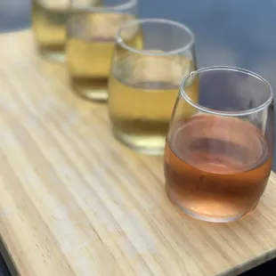 Cider flight