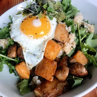 Sweet Potato Pesto Bowl