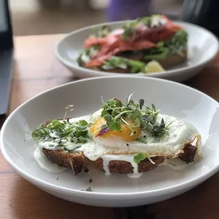 Egg & Goat Cheese Toast