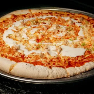 Buffalo Chicken Pizza.