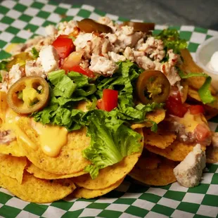 Chicken Nachos.
