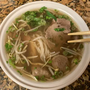 Meatballs Pho