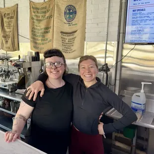 The barista and owner Aubry Hassemer