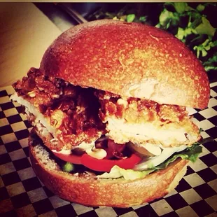 Crunchy Cutlet on a Bun