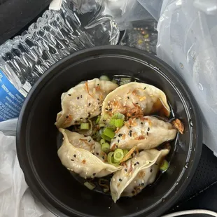 Lemon grass chicken dumplings