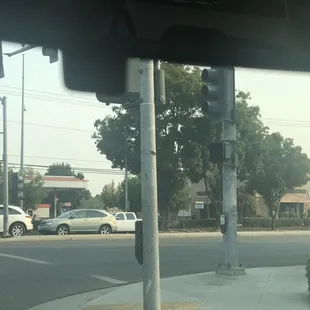 View from across the street.  Impossible to see this place from the street