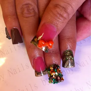 Camo nails by Gabby