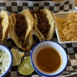 Chorizo Street Tacos