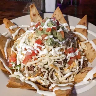 Taco salad with beef