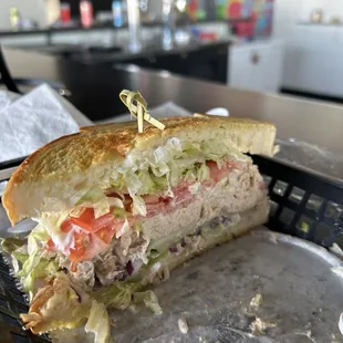 Mmmmmm the Tina Tuna did not disappoint! Sandwich was delicious and huge! So glad I have leftovers