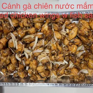 chicken wings with sauce