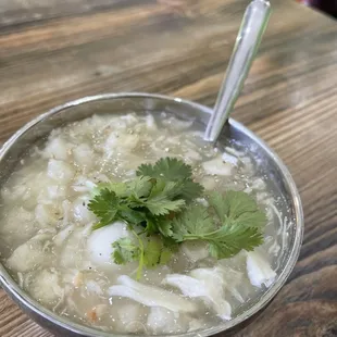 Fish Maw, Crab Meat with Quail Eggs Soup - Soup Bong Bng C, Tht Cua (thit) vi Trng Ct