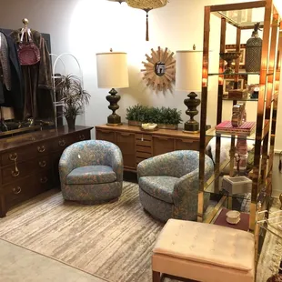 Back of the store, lots of dressers to see!