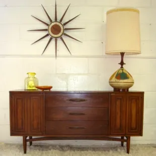 Great selection of credenzas and dressers.