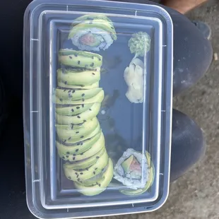 Rainbow Roll (modified for GF).