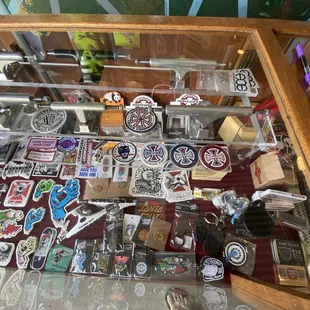STICKERS! Trucks, pins, patches, keychains