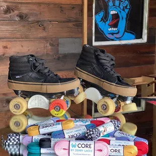 Laces to fit everything from custom vans to boot skates!
