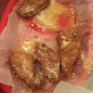 Garlic Parmesan wings