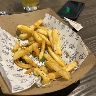 Side of fries (ate almost all before taking this pic - delicious )