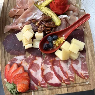 Meat and cheese board