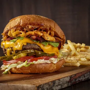 Bacon Avocado Cheeseburger