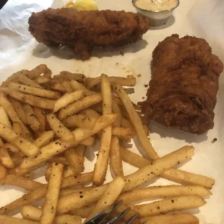 Beer Battered Fish & Chips