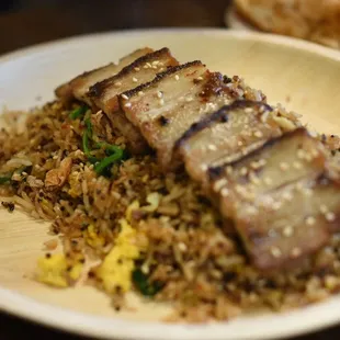 Pork belly fried rice