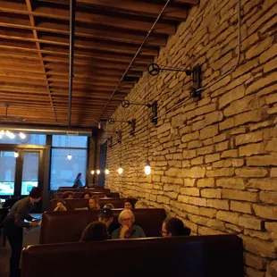 Loved the exposed brick throughout the building.