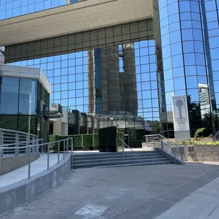 The outside of The Hyatt