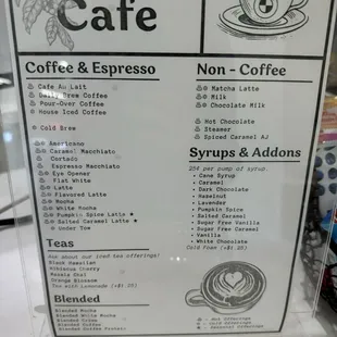 Updated Menu October 2024